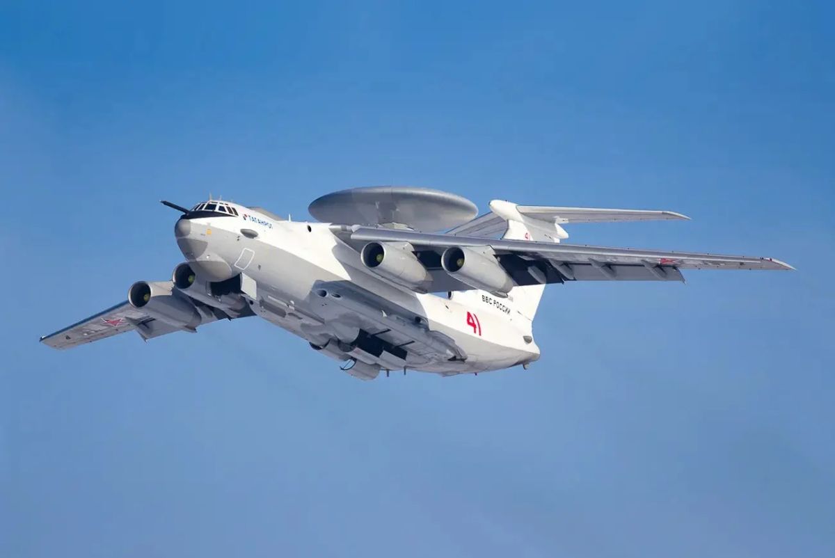 Filepic of a military surveillance Beriev A-50 aircraft